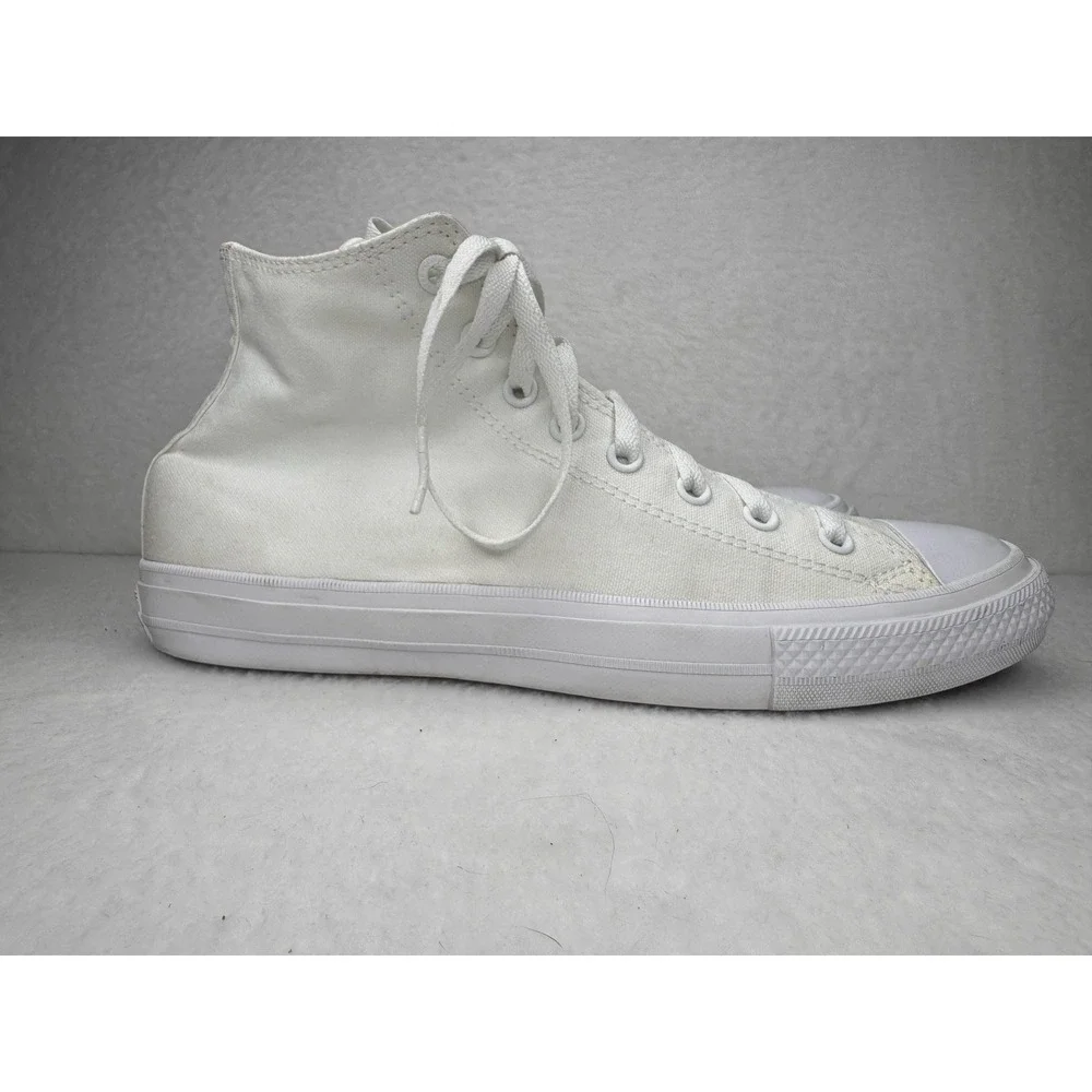 Converse Chuck‎ Taylor All Star Canvas Pro HiTop All White Men 10.5/Women 12.5